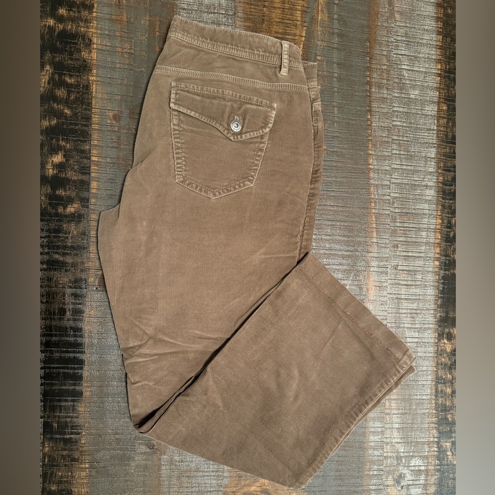 Liz & Co. Corduroy pants stretch size 10 28 inch inseam - Picture 1 of 8